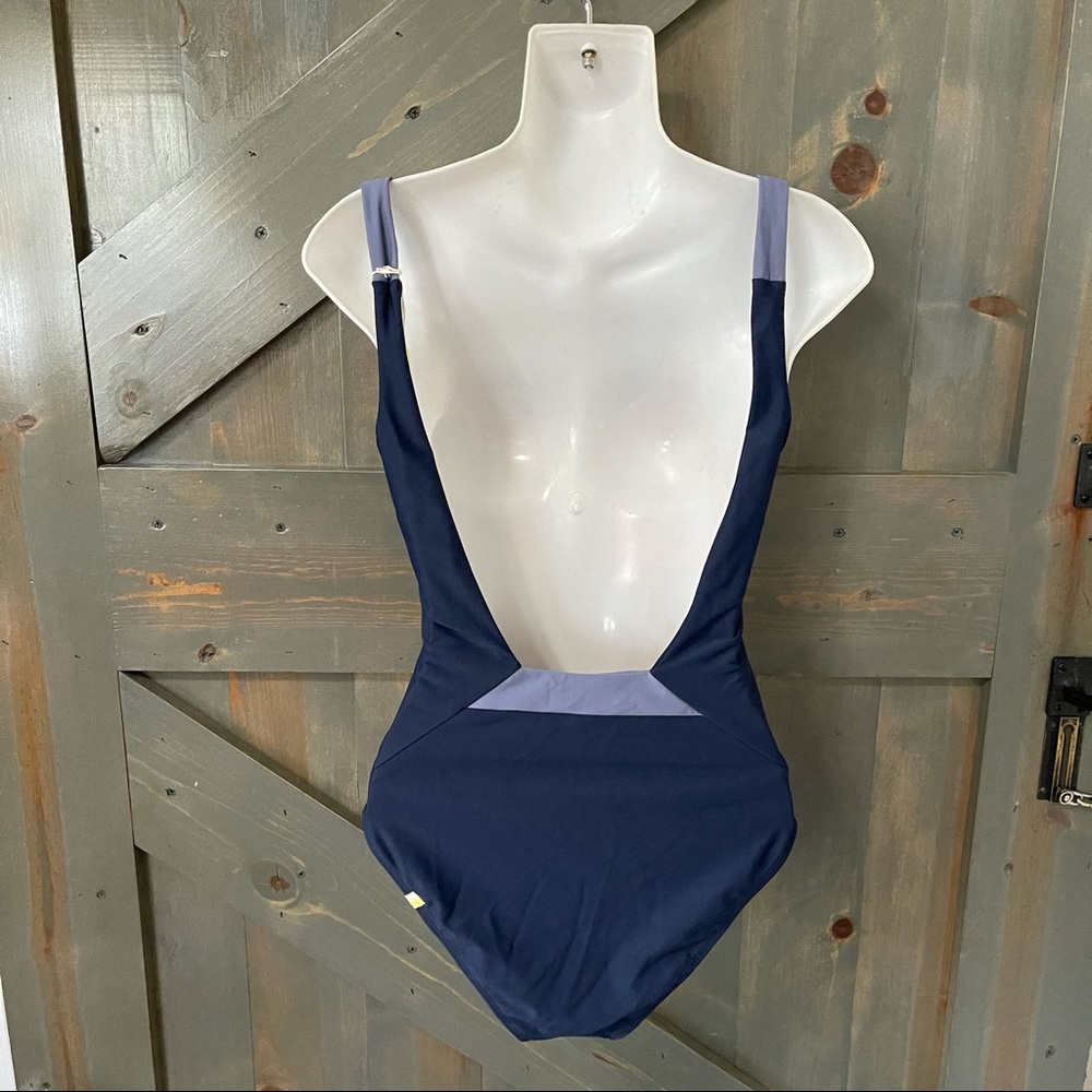 Summersalt The Sun Streak Navy One-Piece Swimsuit - Picture 5 of 9